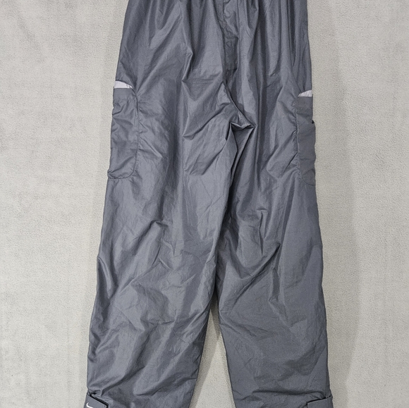 Nike Womens Y2K Track Pants Size Medium M Gray Wide Leg Side Strap Drawstring - Picture 7 of 11
